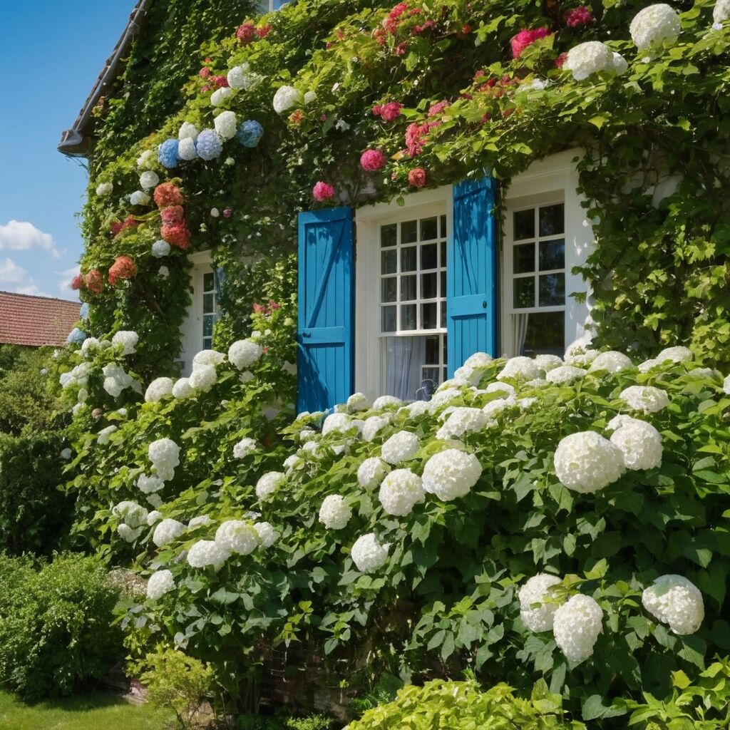 Kletterhortensien: Blühende Fassaden für Ihr Zuhause