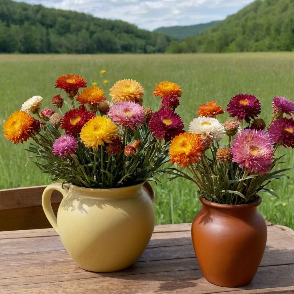 Strohblumen: Langlebige Blüten für Garten und Trockensträuße