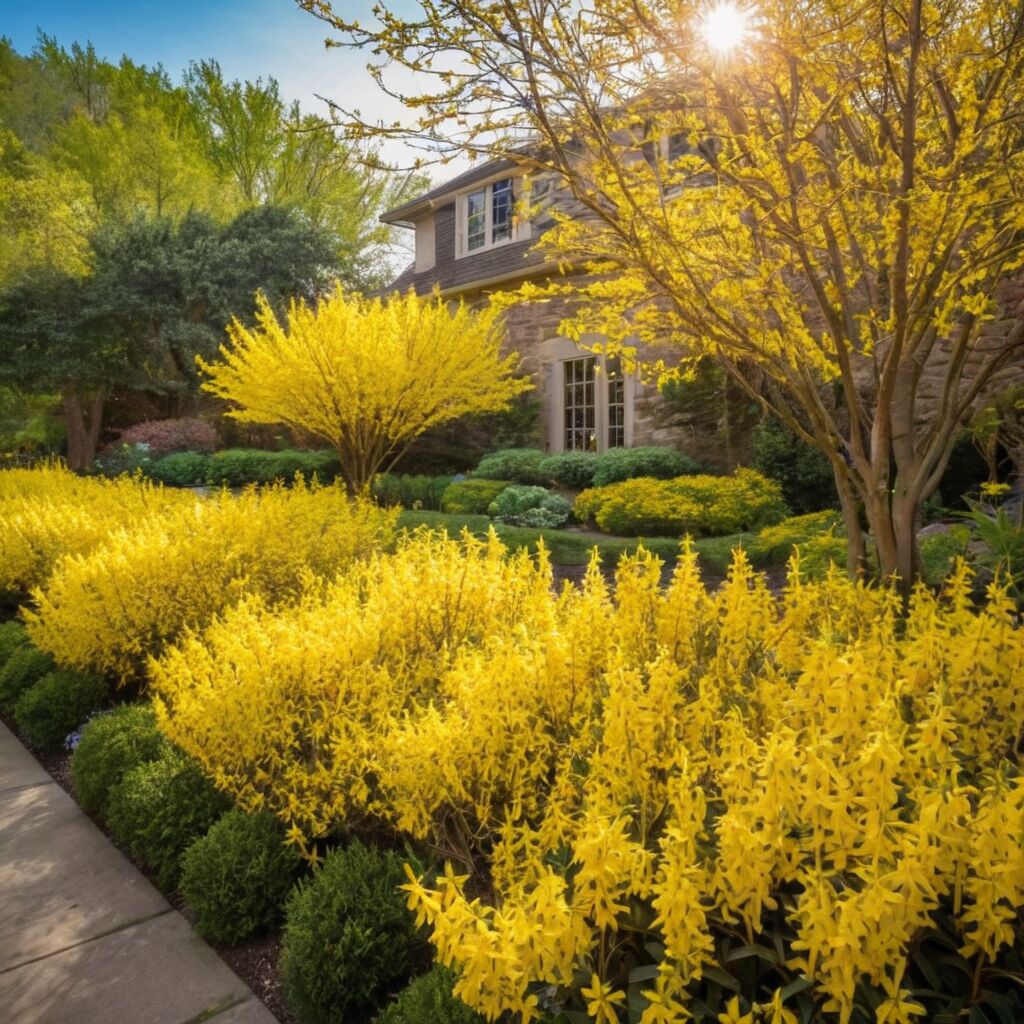 Forsythien: Frühlingsboten mit leuchtend gelben Blüten