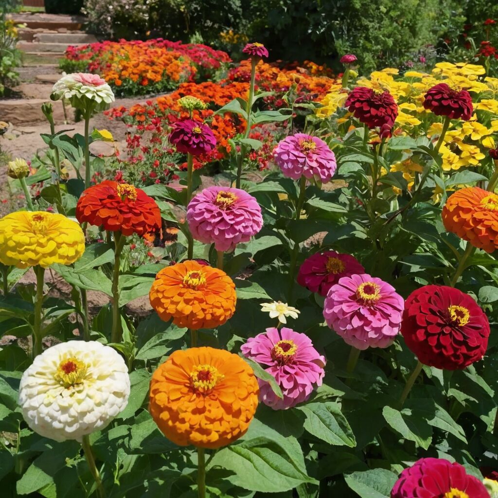 Zinnien pflanzen: Farbenfrohe Blüten bis in den Herbst