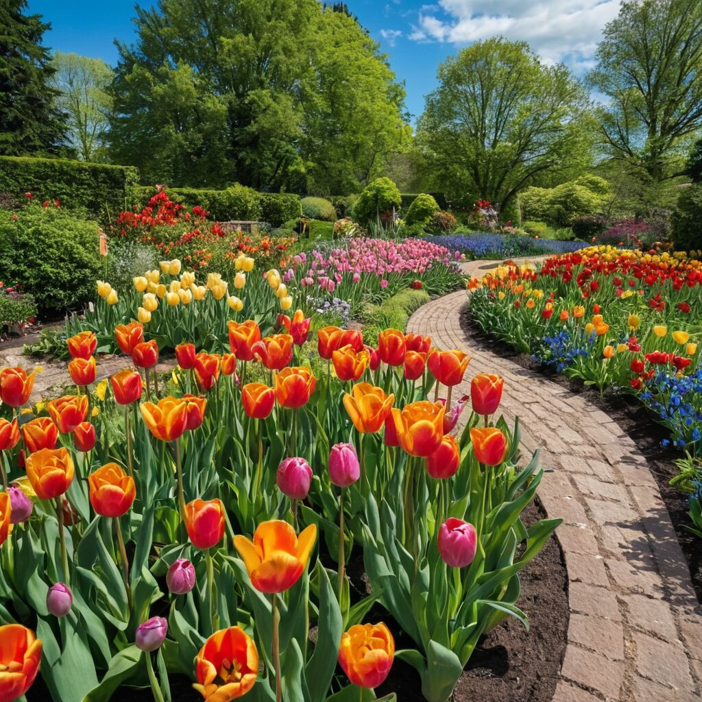 Tulpenzwiebeln richtig setzen: Frühlingsfarben im Beet