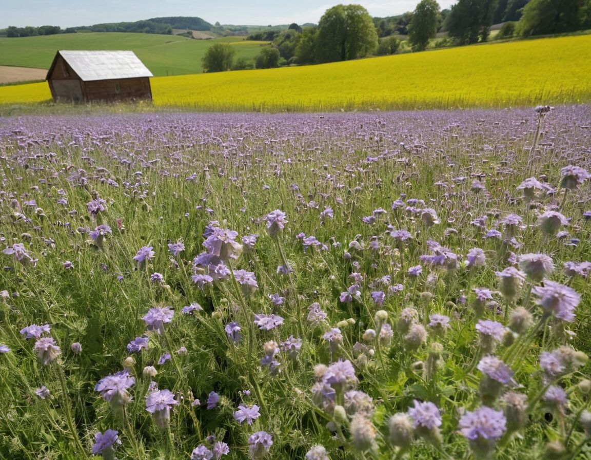 Bodengesundheit durch Gründüngung verbessern - Phacelia säen: Gründüngung und Bienenweide in einem