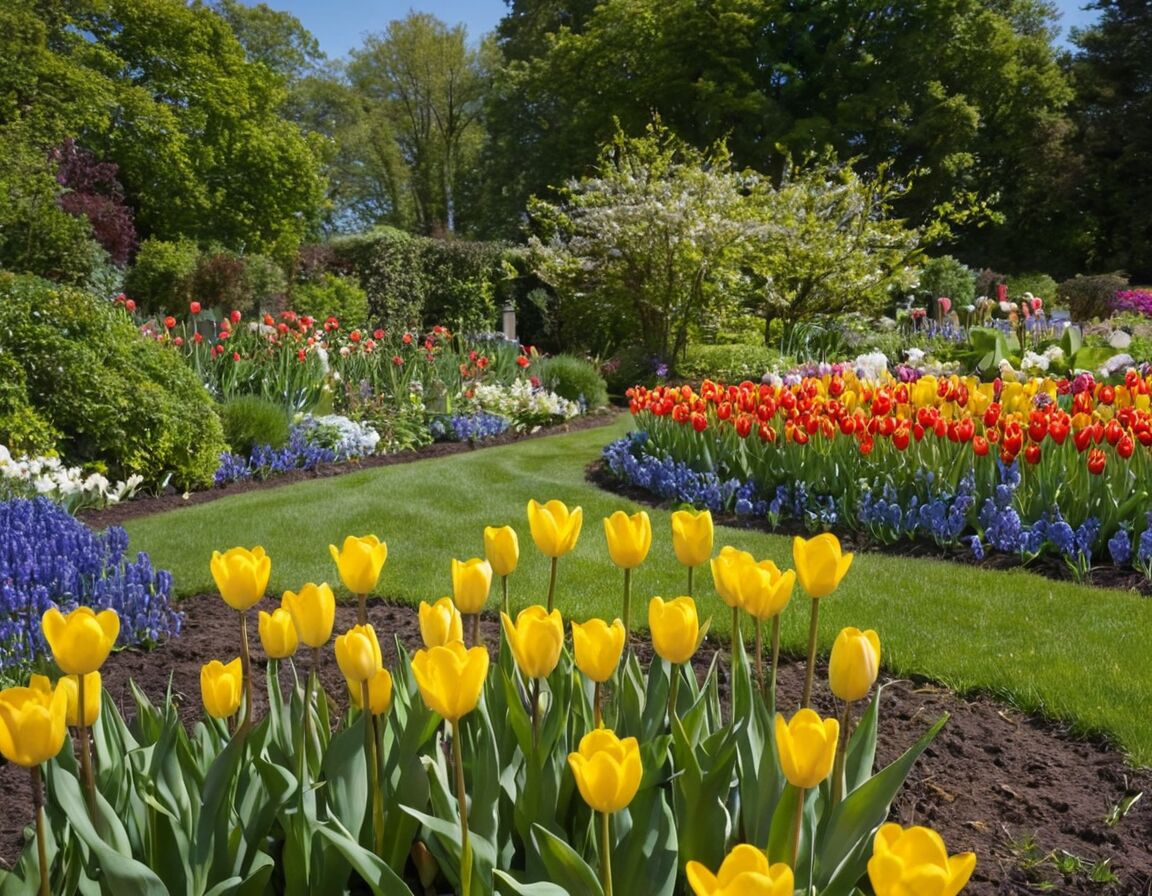 Pflanztiefe und Abstand beachten   - Blumenzwiebeln richtig pflanzen: So blüht Ihr Garten im Frühling