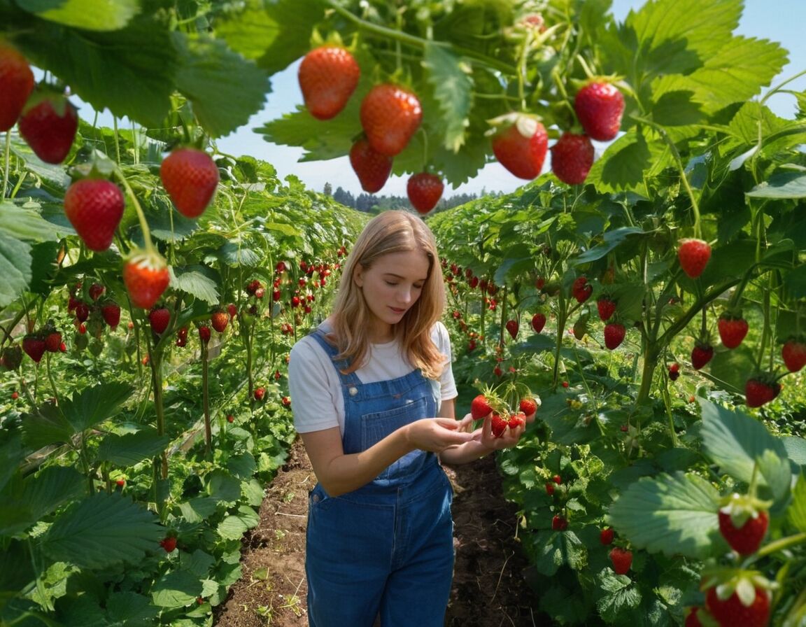 Bodenfeuchtigkeit kontrollieren, nicht überdüngen   - Erdbeeren richtig düngen: Tipps für eine reiche Ernte