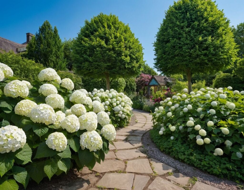 Schneeballhortensie 'Annabelle': Blütenpracht im Garten