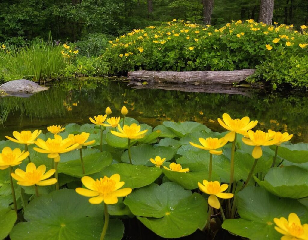 Sumpfdotterblume: Farbtupfer für den Teichrand