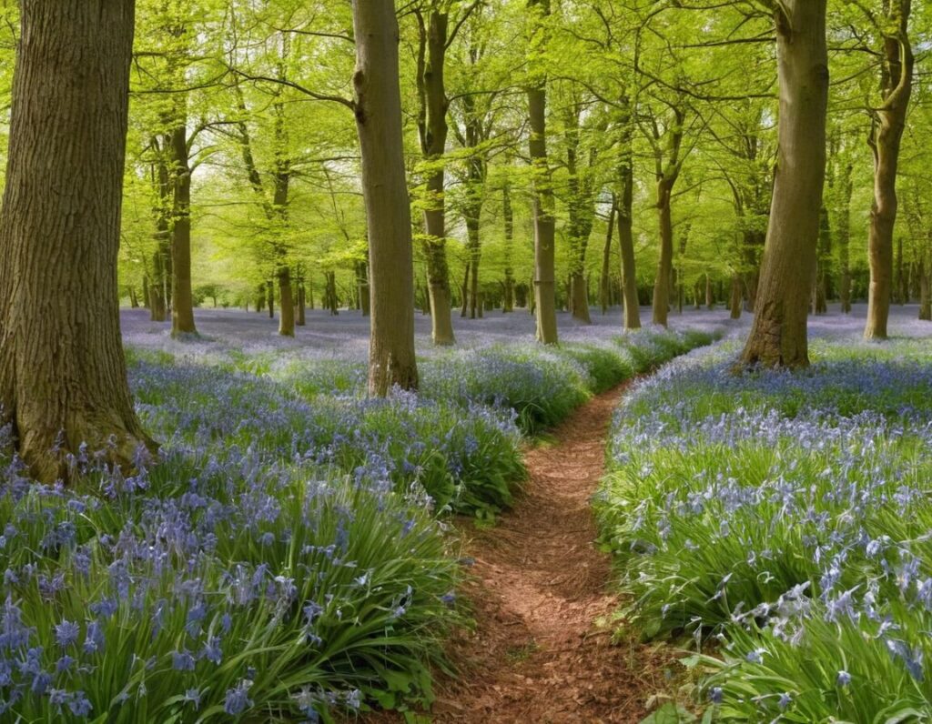 Hasenglöckchen: Blauer Blütenteppich im Frühling