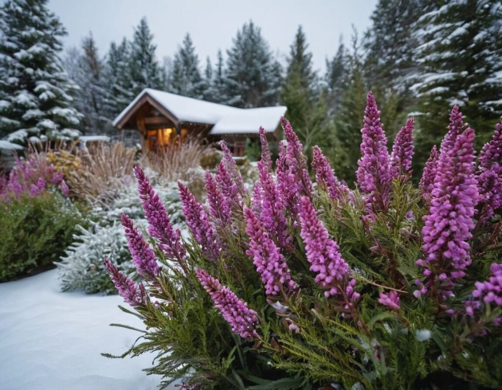 Schneeheide: Farbtupfer im Wintergarten