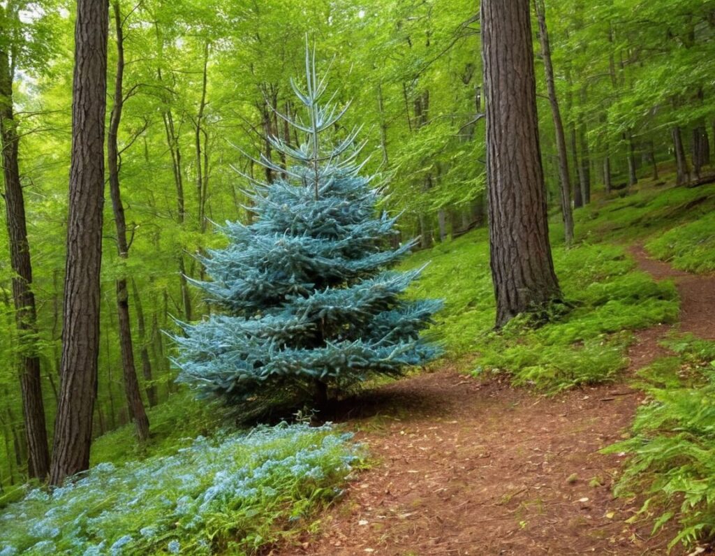 Blaufichte: Immergrüner Nadelbaum mit besonderer Farbe