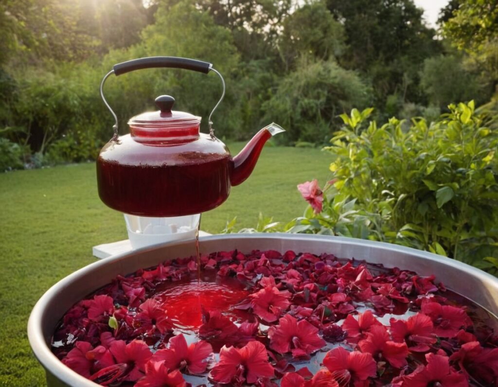 Hibiskustee selber machen: Gesundes Getränk aus dem Garten