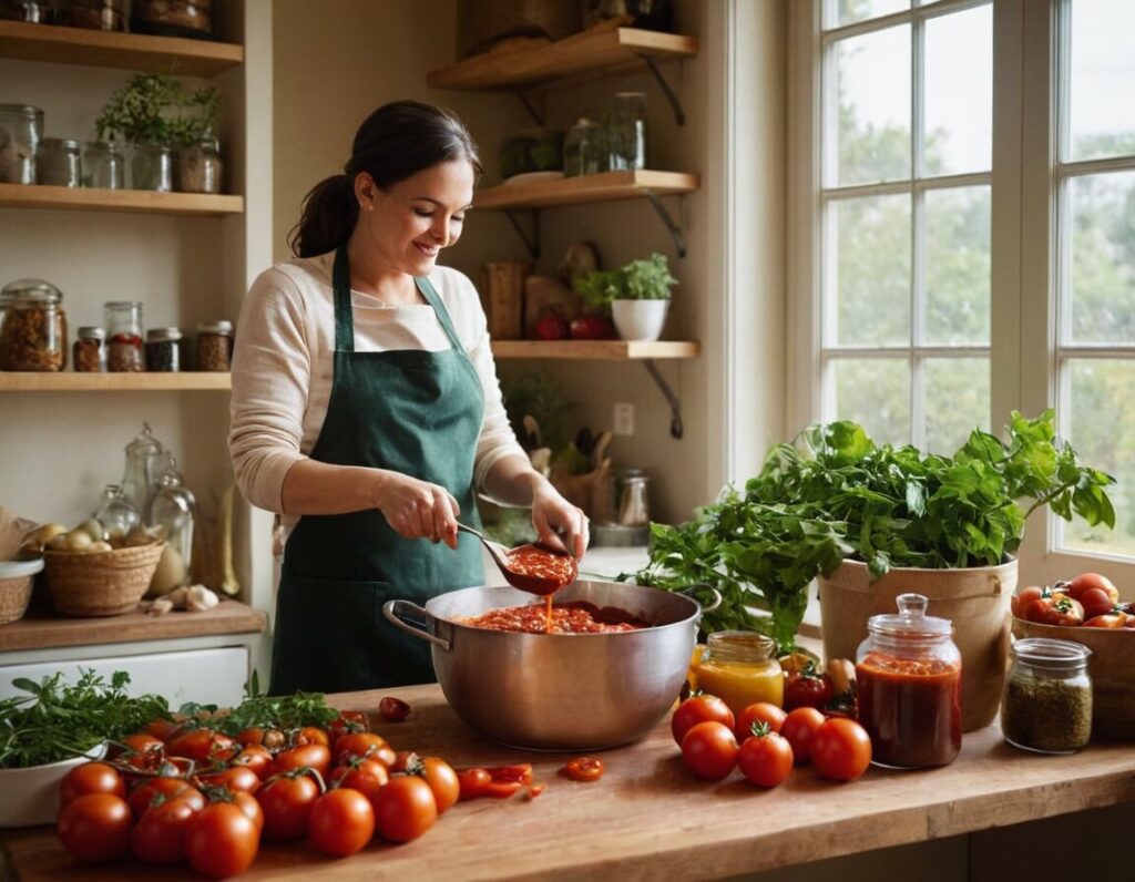 Tomatensoße einkochen: So machen Sie Ihre Ernte haltbar