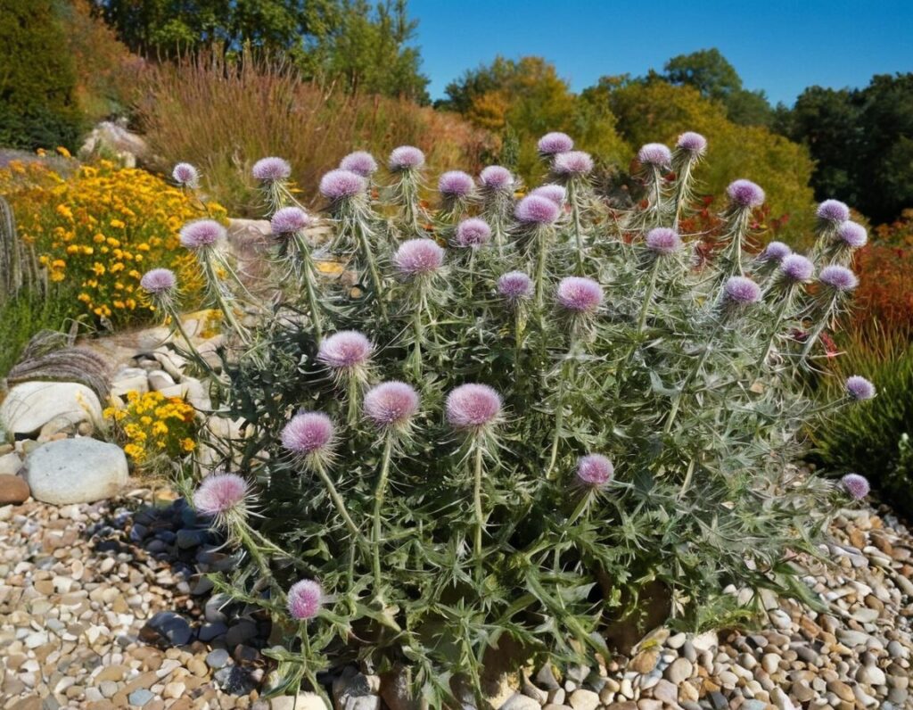 Silberdistel: Attraktiver Blickfang für Steingärten