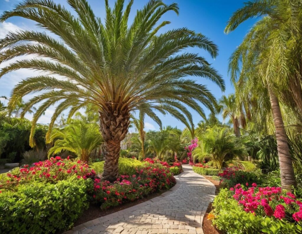 Kanarische Dattelpalme: Exotisches Flair für Garten und Terrasse