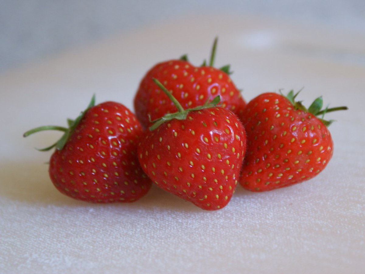 Reife Erdbeeren